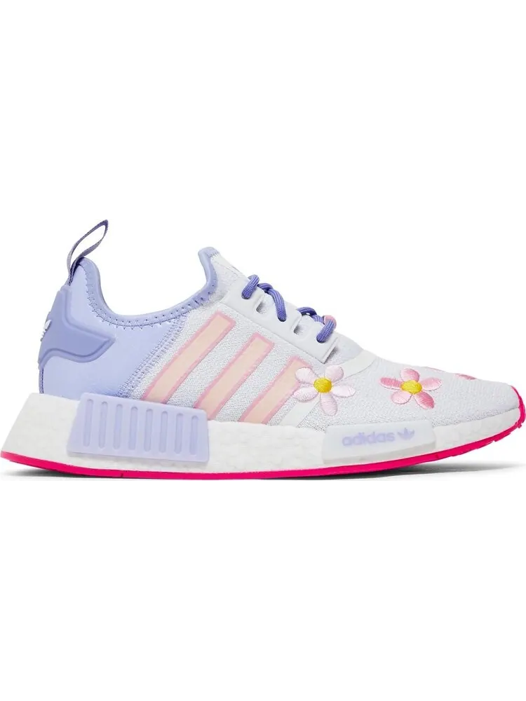 Кроссовки Adidas Monsters Inc. x NMD_R1 Big Kid 'Boo' — изображение 1 из 8, фиолетовый