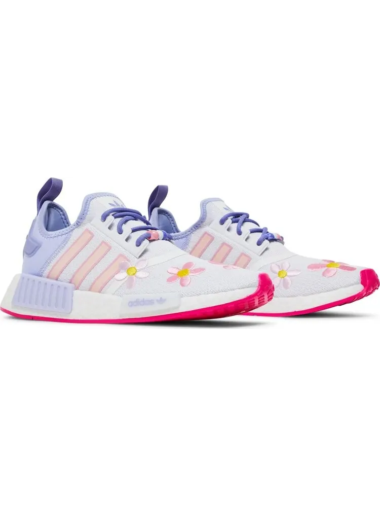Кроссовки Adidas Monsters Inc. x NMD_R1 Big Kid 'Boo' — изображение 8 из 8, фиолетовый