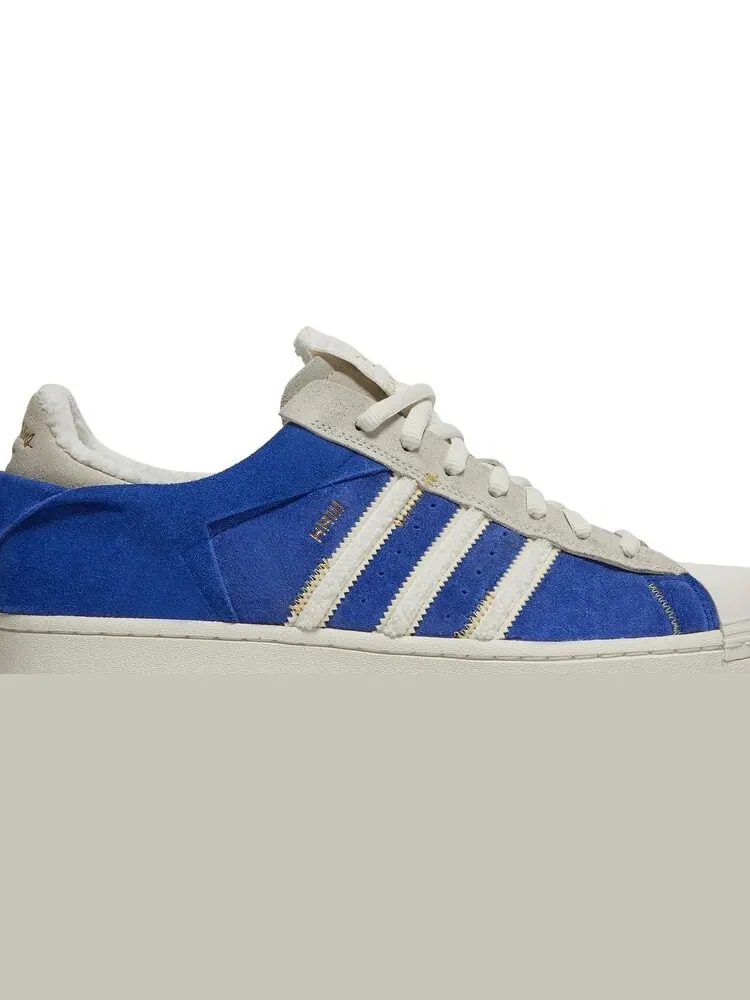 Кроссовки Adidas Henry Ruggs III x Superstar WS2 'Bold Blue' — изображение 2 из 7, синий