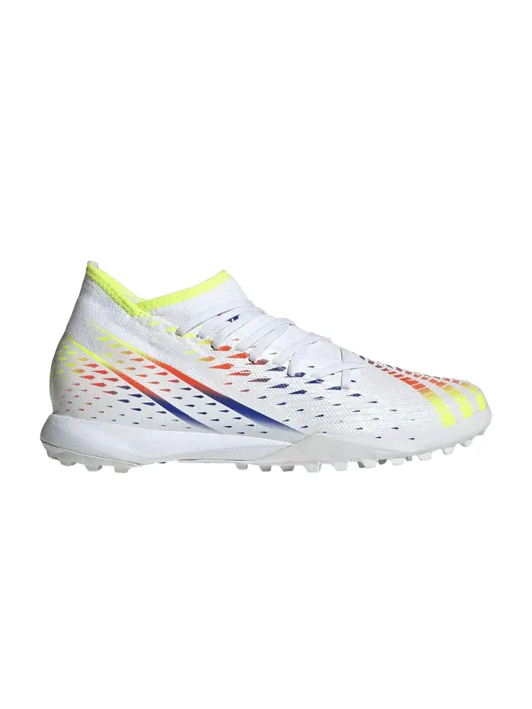 Кроссовки adidas Predator Edge.3 TF 'Al Rihla Pack - White' — изображение 1 из 1, белый/желтый/синий