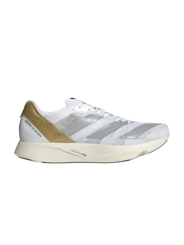 Кроссовки Adidas Tinman Elite x Adizero Takumi Sen 8 — изображение 1 из 1, белый