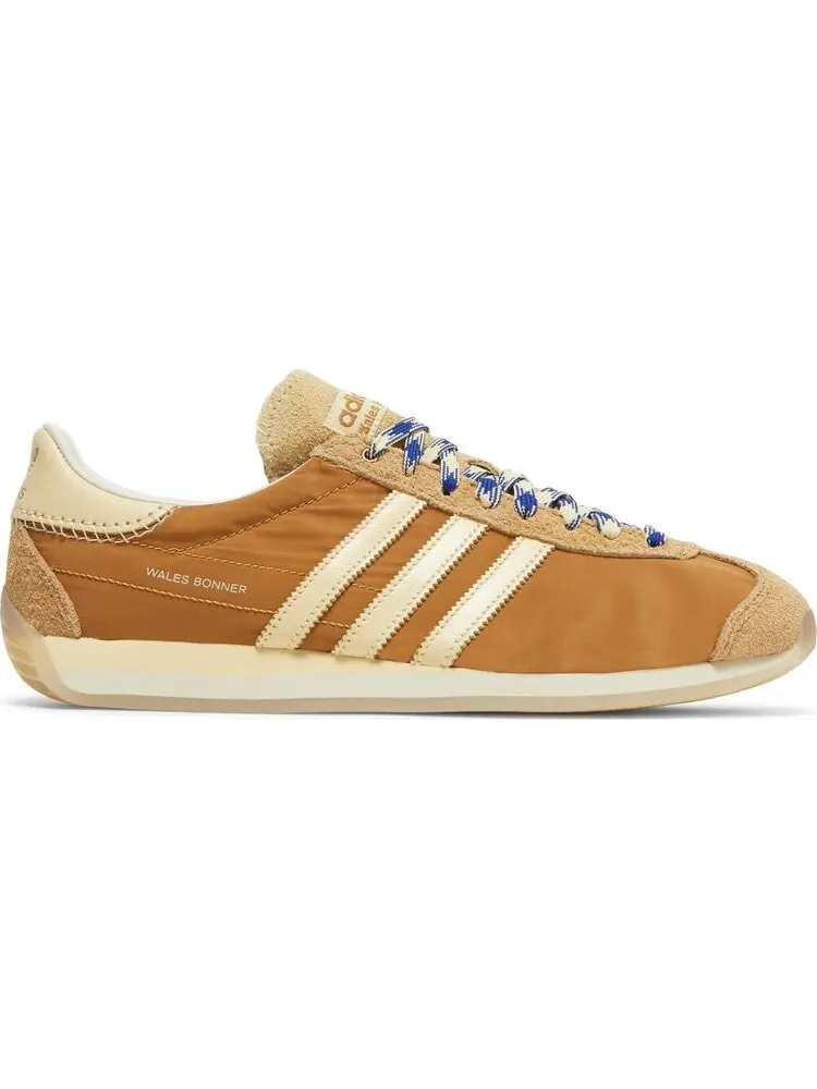 Кроссовки Adidas Wales Bonner x Country 'Mesa Easy Yellow' — изображение 1 из 8, загар