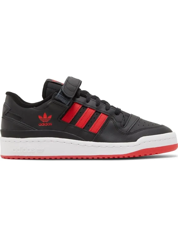Кроссовки Adidas Forum Low 'Black Vivid Red' — изображение 1 из 8, черный