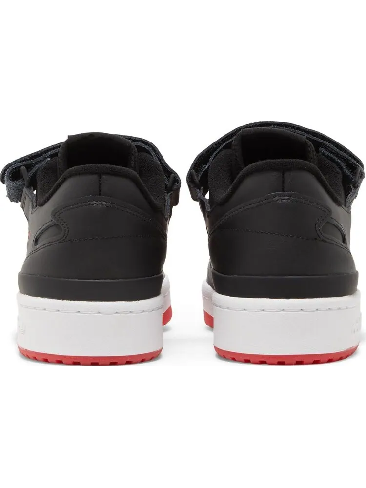 Кроссовки Adidas Forum Low 'Black Vivid Red' — изображение 6 из 8, черный