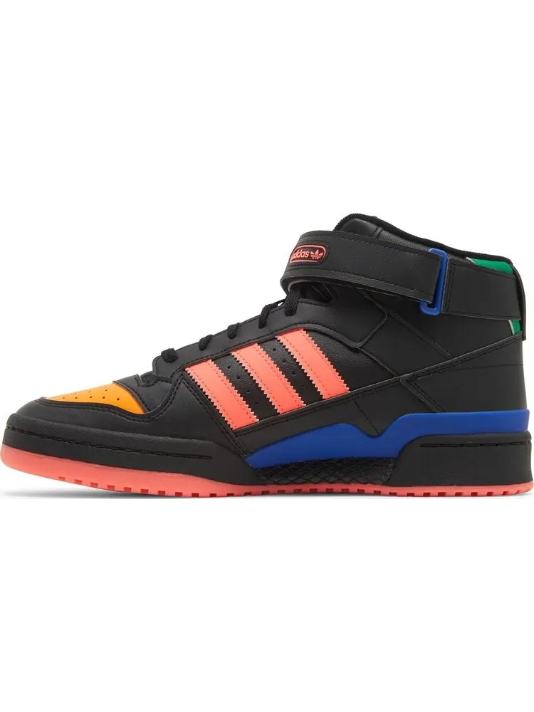 Кроссовки Adidas Forum Mid 'Black Multi' — изображение 3 из 8, черный
