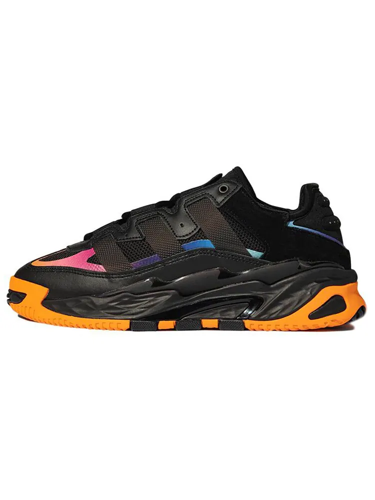 Кроссовки унисекс Adidas Originals Niteball Lifestyle — изображение 1 из 6, черный/оранжевый