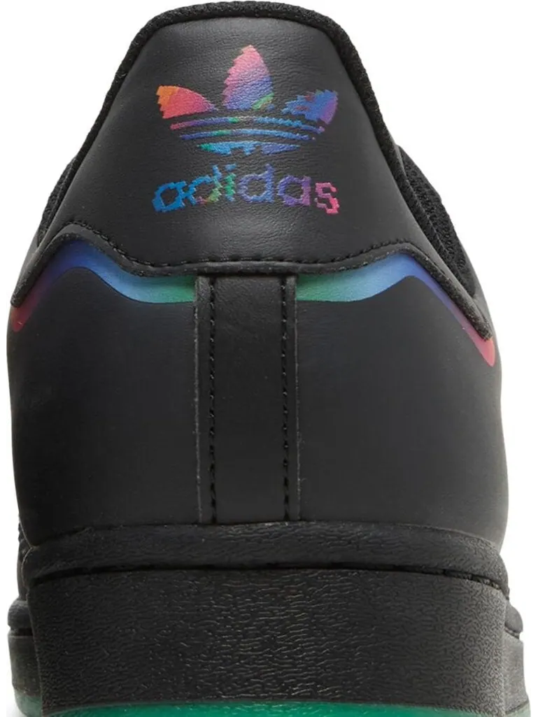 Кроссовки Adidas Superstar 'Black Green' — изображение 7 из 8, черный