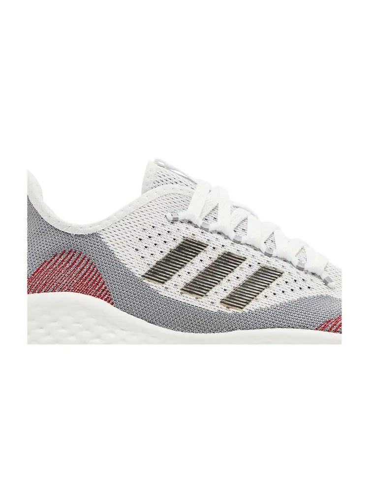 Кроссовки adidas Fluidflow 2.0 'White Red' — изображение 3 из 9, белый/серый/серый