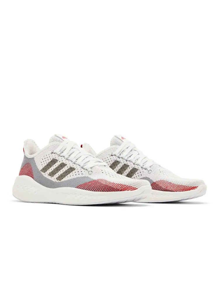 Кроссовки adidas Fluidflow 2.0 'White Red' — изображение 9 из 9, белый/серый/серый