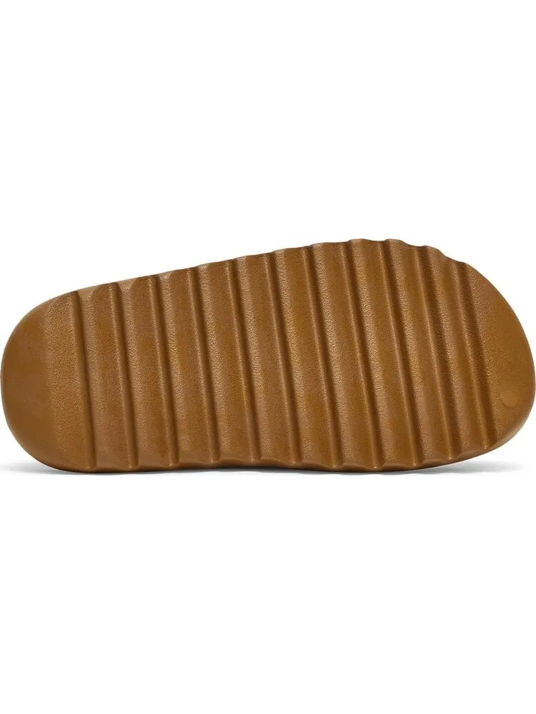 Сандалии Adidas Yeezy Slides 'Ochre' — изображение 4 из 10, коричневый