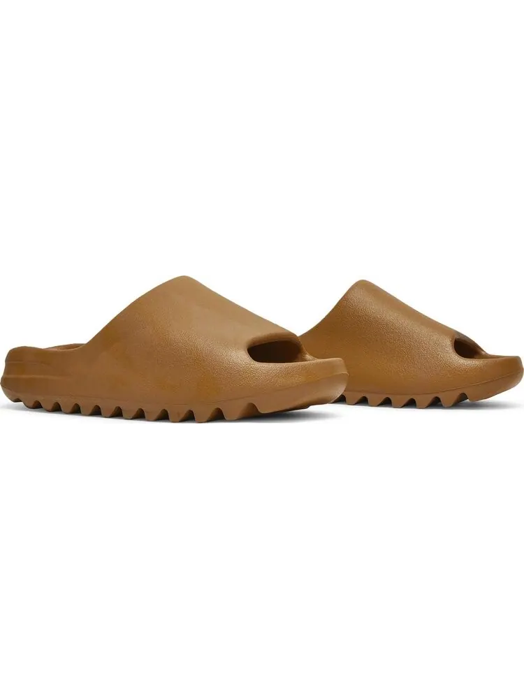 Сандалии Adidas Yeezy Slides 'Ochre' — изображение 8 из 10, коричневый