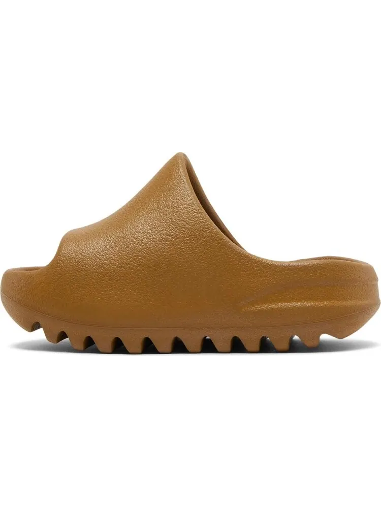 Сандалии Adidas Yeezy Slide Kids 'Ochre' — изображение 3 из 8, коричневый
