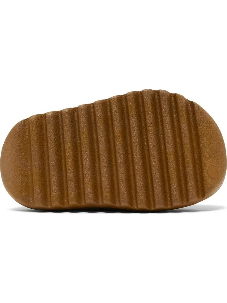 Сандалии Adidas Yeezy Slide Kids 'Ochre' — изображение 4 из 8, коричневый