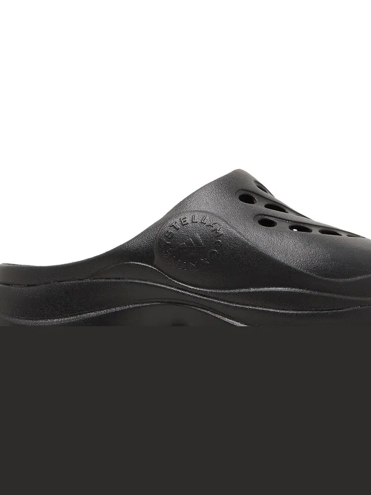 Сандалии Adidas Stella McCartney x Wmns Clog 'Triple Black' — изображение 2 из 8, черный