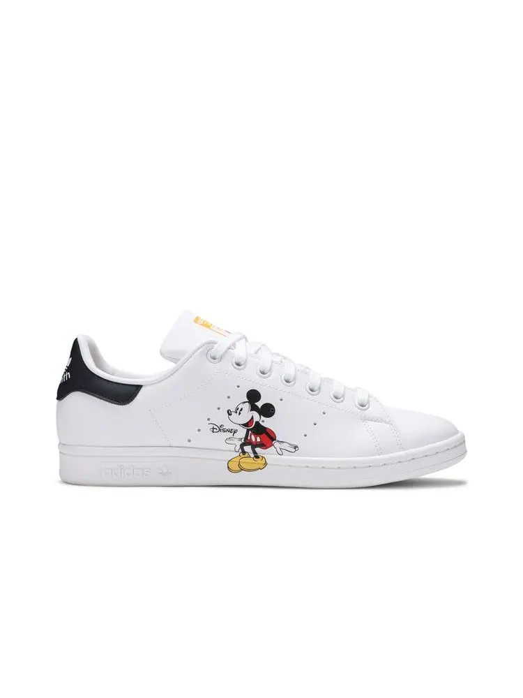 Кроссовки adidas Disney x Stan Smith 'Mickey and Minnie Mouse' — изображение 2 из 9, белый/белый
