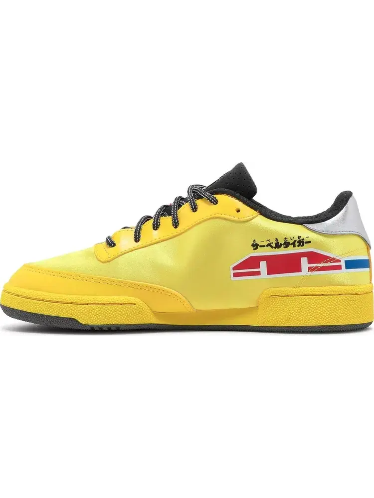 Кроссовки power rangers x club c 'saber-toothed tiger zord' Reebok — изображение 3 из 8, желтый