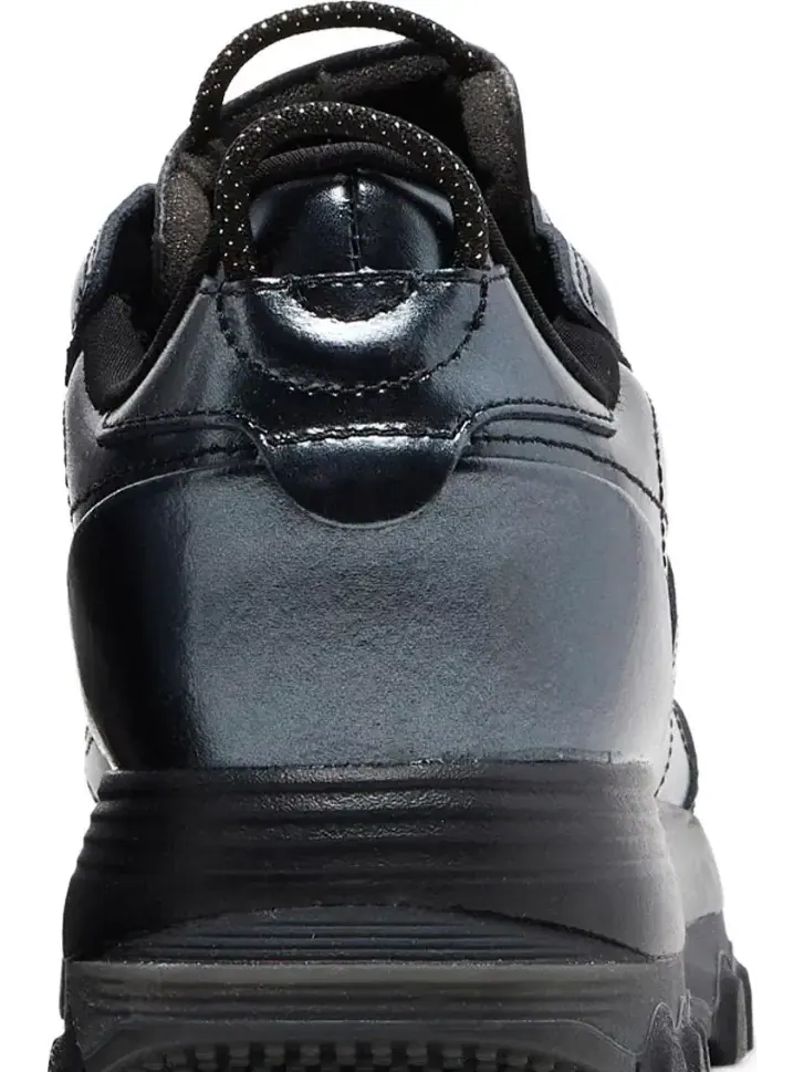 Кроссовки Reebok Classic Leather 'Black Dark Silver' — изображение 7 из 8, черный