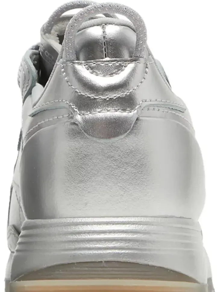 Кроссовки cardi b x wmns classic leather 'silver metallic pewter' Reebok — изображение 7 из 8, серебряный