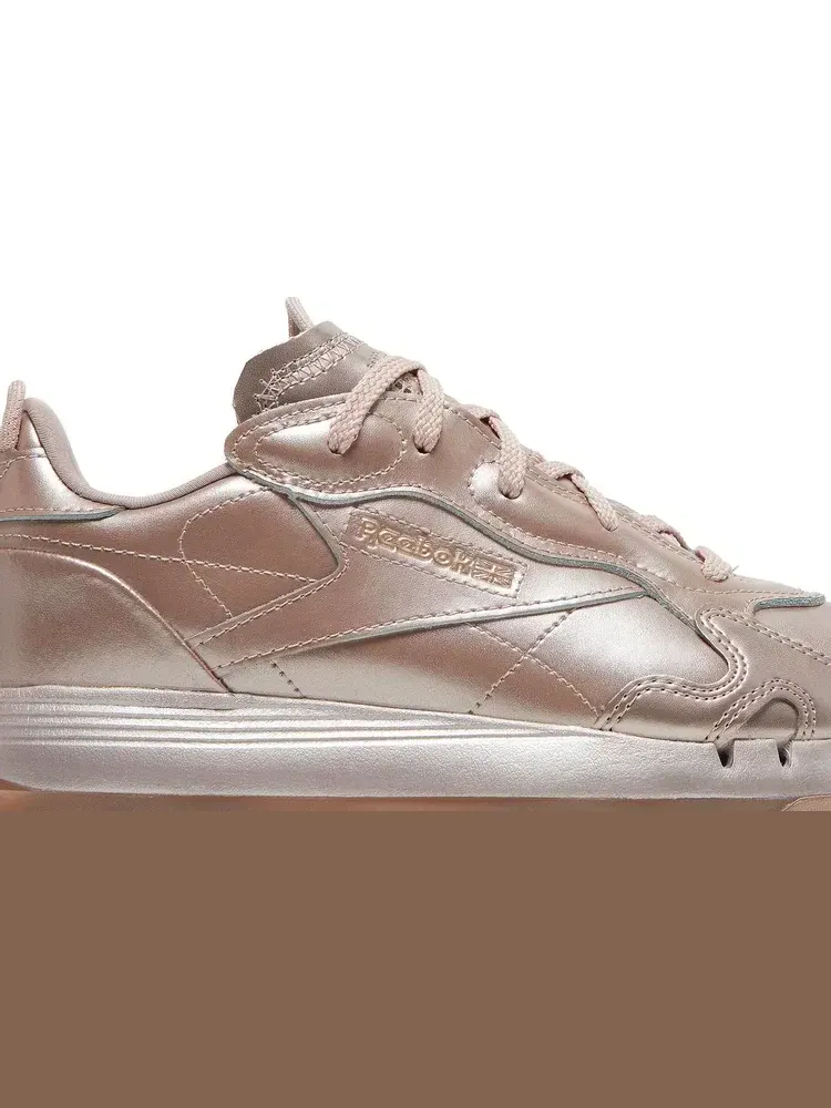 Кроссовки cardi b x wmns classic leather 'rose gold champagne' Reebok — изображение 2 из 8, золото