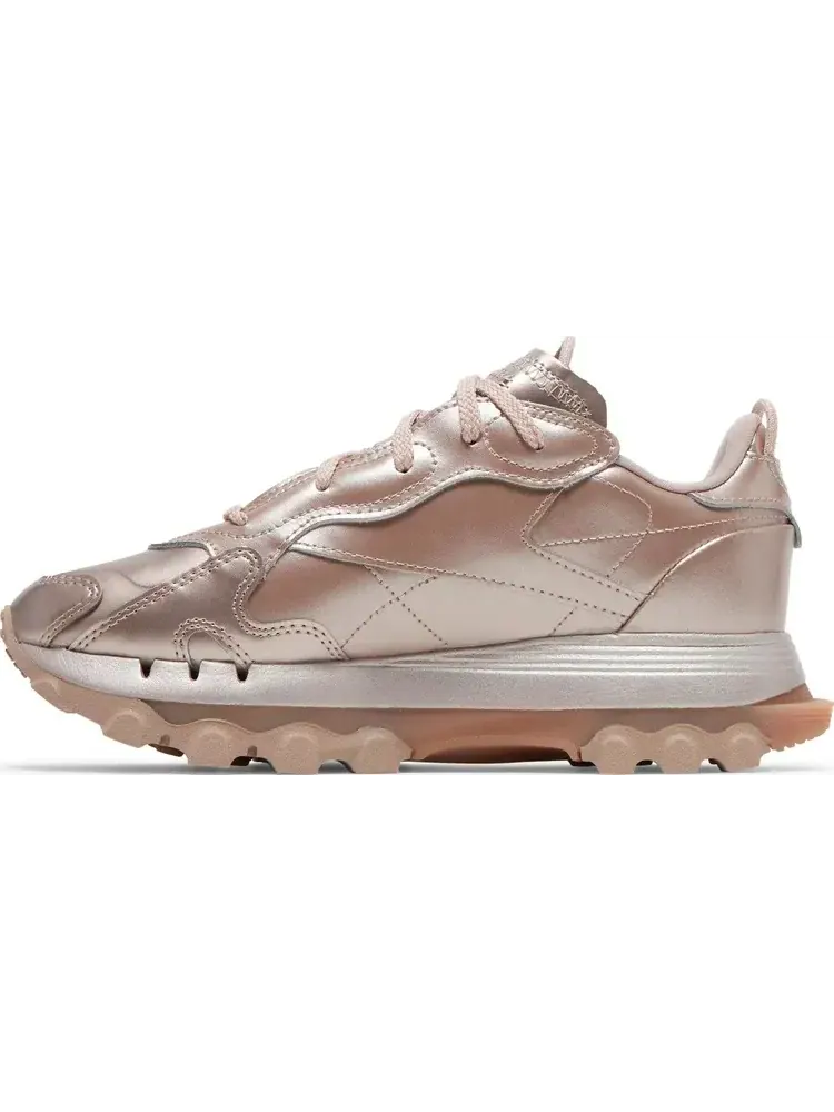 Кроссовки cardi b x wmns classic leather 'rose gold champagne' Reebok — изображение 3 из 8, золото