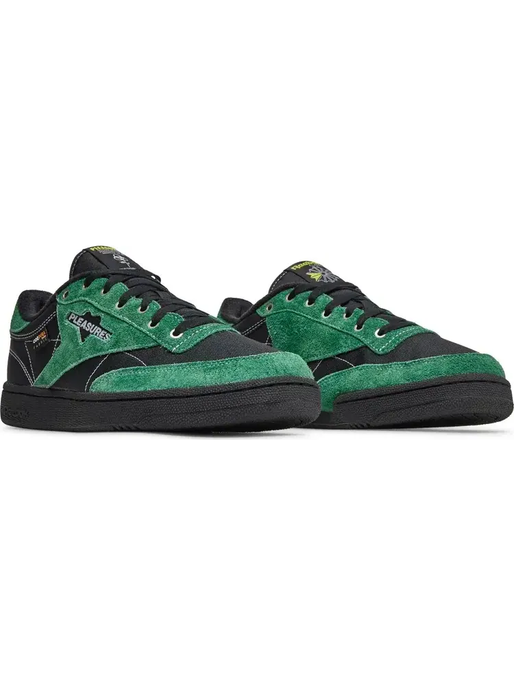 Кроссовки pleasures x club c 85 'pine green' Reebok — изображение 8 из 8, зеленый