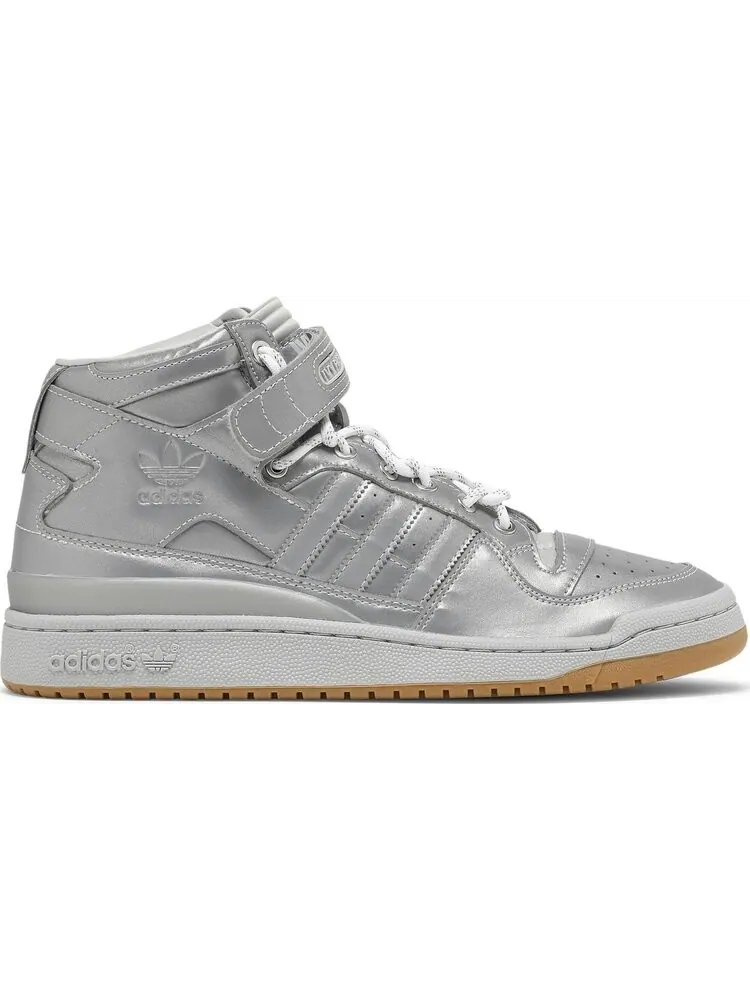 Кроссовки Adidas Ivy Park x Forum Mid 'Icy Park - Silver Metallic' — изображение 1 из 8, серебряный