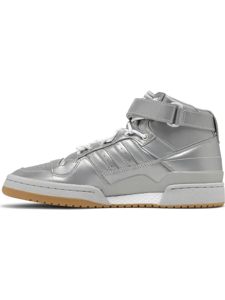 Кроссовки Adidas Ivy Park x Forum Mid 'Icy Park - Silver Metallic' — изображение 3 из 8, серебряный