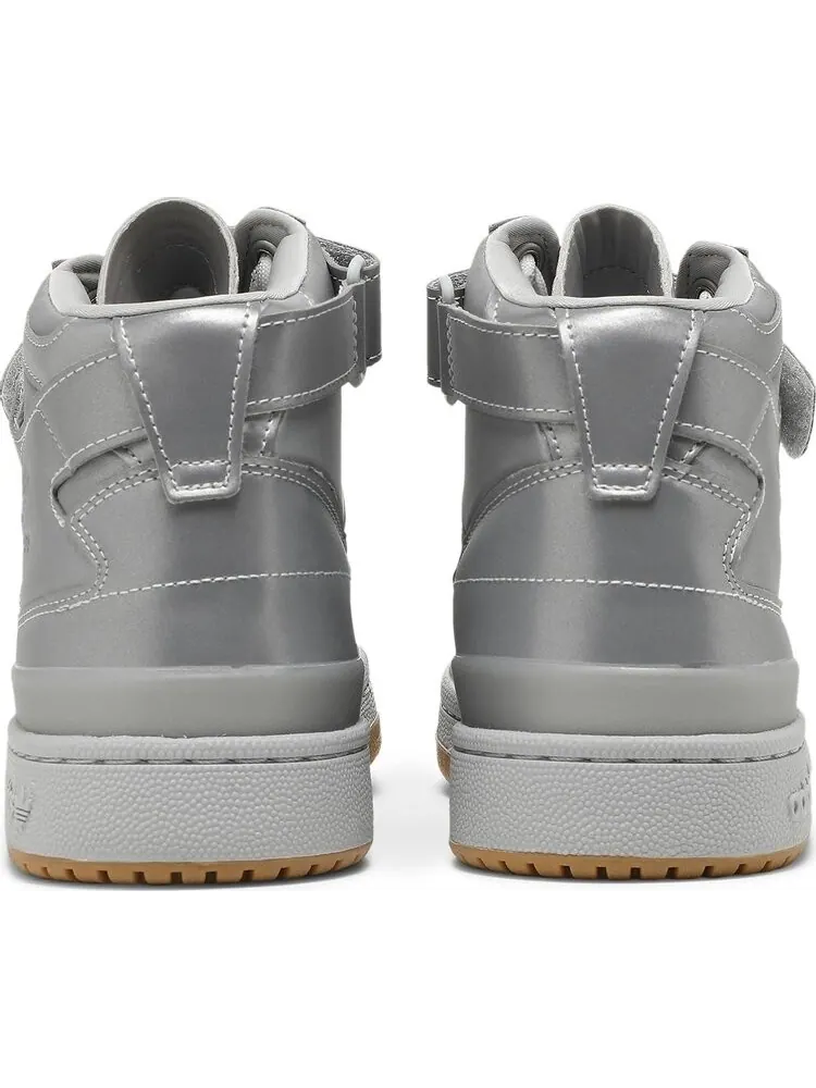 Кроссовки Adidas Ivy Park x Forum Mid 'Icy Park - Silver Metallic' — изображение 6 из 8, серебряный