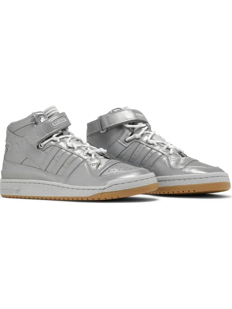 Кроссовки Adidas Ivy Park x Forum Mid 'Icy Park - Silver Metallic' — изображение 8 из 8, серебряный