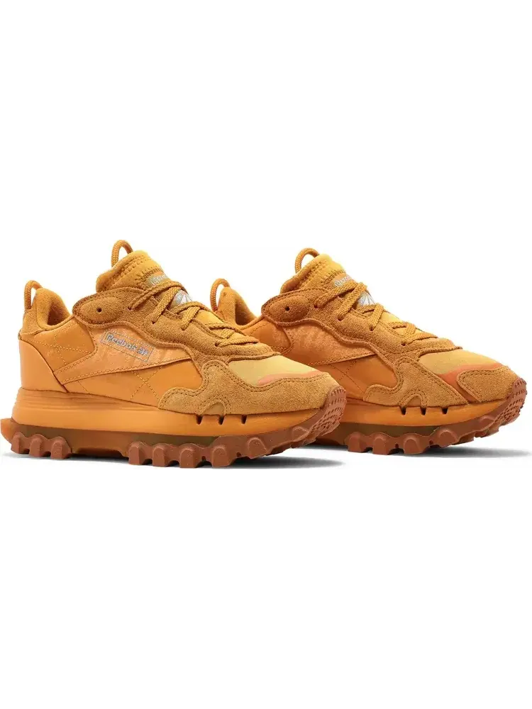 Кроссовки cardi b x wmns classic leather 'bright ochre' Reebok, апельсин — изображение 8 из 8, оранжевый