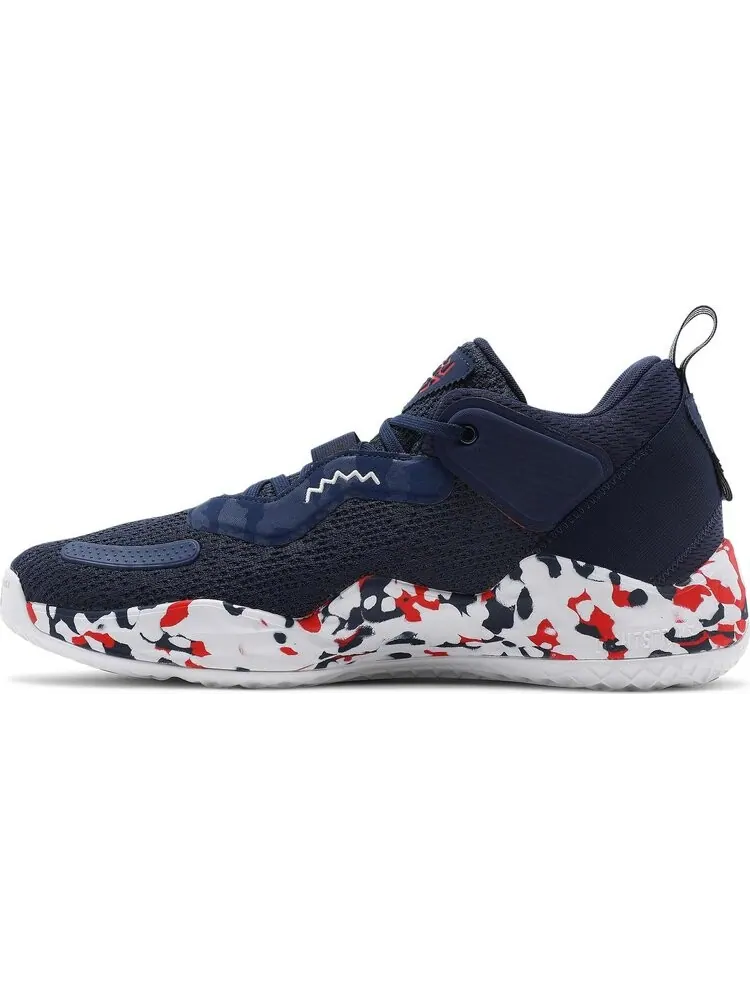 Кроссовки Adidas D.O.N. Issue #3 'USA' — изображение 3 из 8, синий