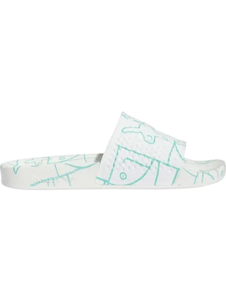 Шлепанцы Adidas Mark Gonzales x Shmoofoil Slide — изображение 1 из 1, белый
