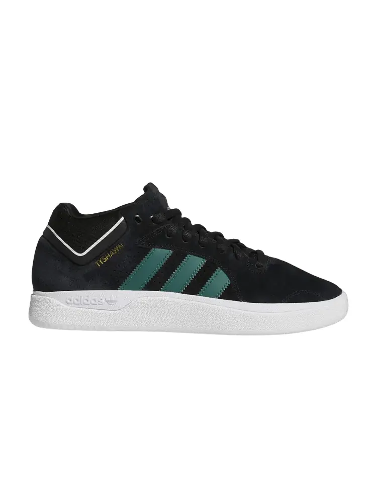 Кеды adidas Tyshawn 'Black Collegiate Green' — изображение 1 из 1, черный/зеленый/белый