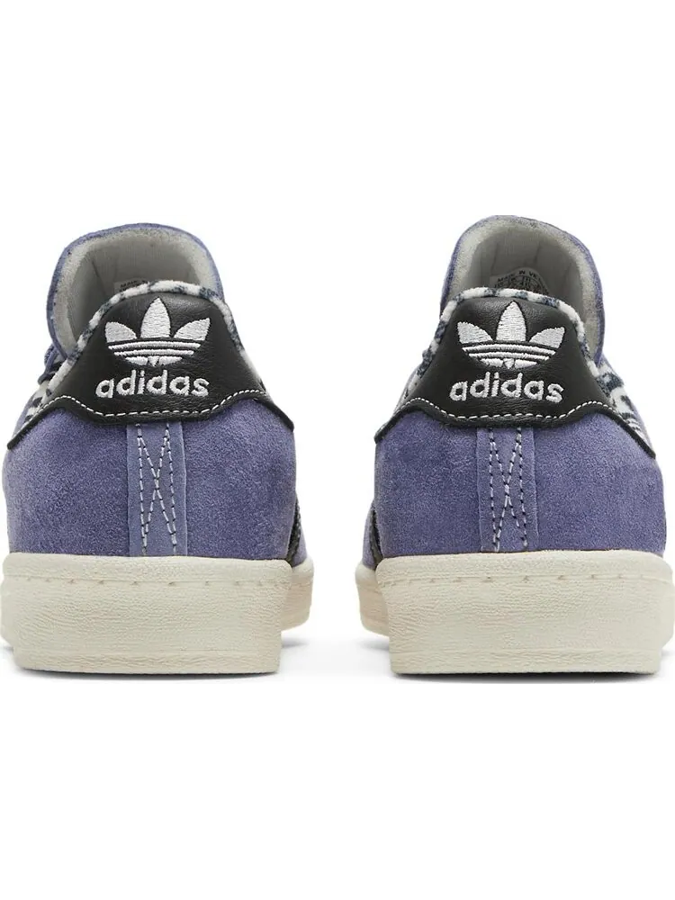 Кроссовки Adidas XLARGE x Campus 80s 'Orbit Violet' — изображение 6 из 8, фиолетовый