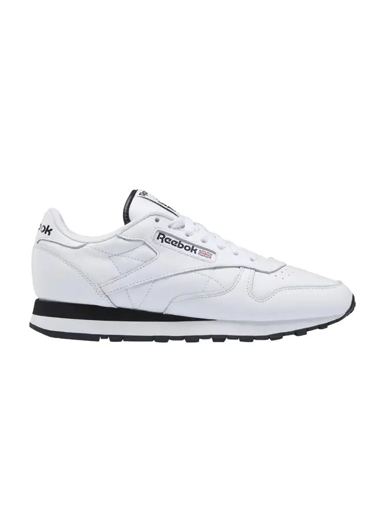 Кроссовки Classic Leather 'White Black' — изображение 1 из 1, белый черный