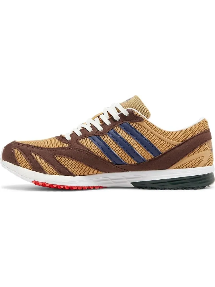 Кроссовки Adidas Noah x Lab Race 'Brown Dark Blue' — изображение 3 из 8, коричневый