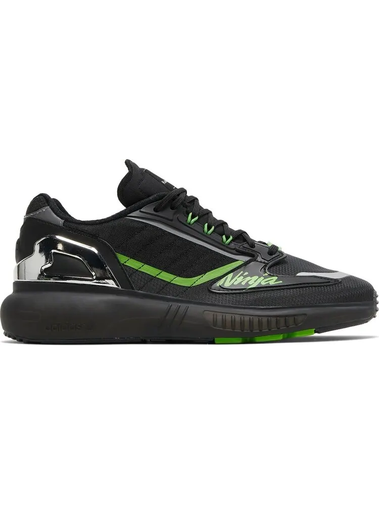 Кроссовки Adidas Kawasaki Ninja x ZX 5000 Boost 'Black Green' — изображение 1 из 8, черный