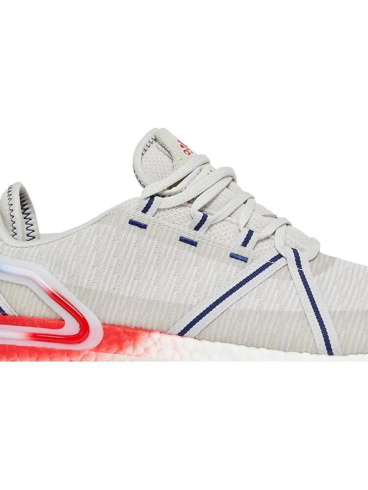 Кроссовки Adidas Solarthon Primegreen Spikeless Golf 'Grey Vivid Red' — изображение 2 из 8, серый