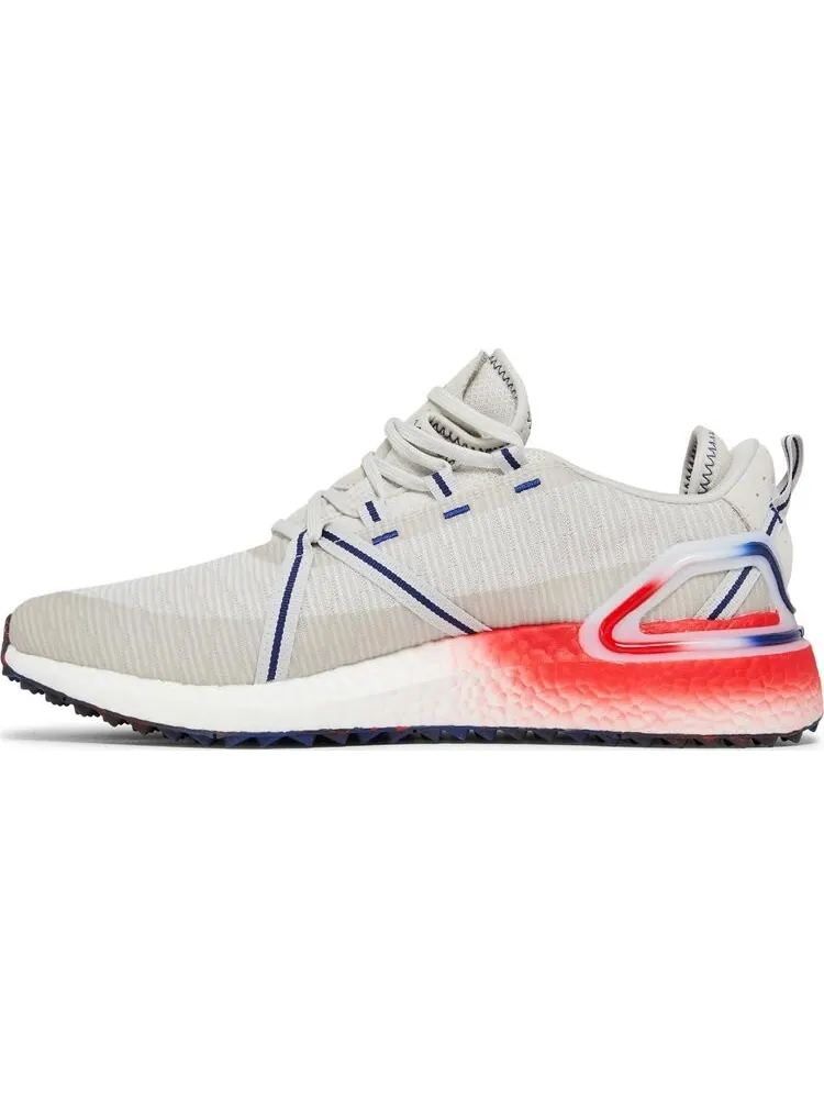 Кроссовки Adidas Solarthon Primegreen Spikeless Golf 'Grey Vivid Red' — изображение 3 из 8, серый