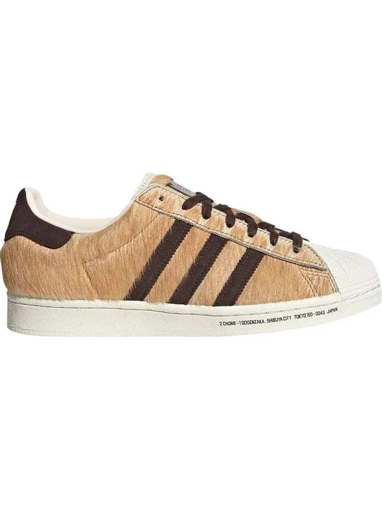 Кроссовки Adidas atmos x Superstar 'Hachiko' — изображение 1 из 1, загар