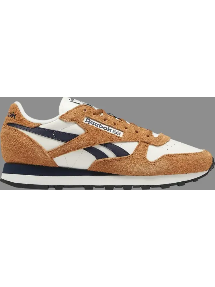 Кроссовки classic leather 'wild brown vector navy' Reebok — изображение 1 из 1, белый