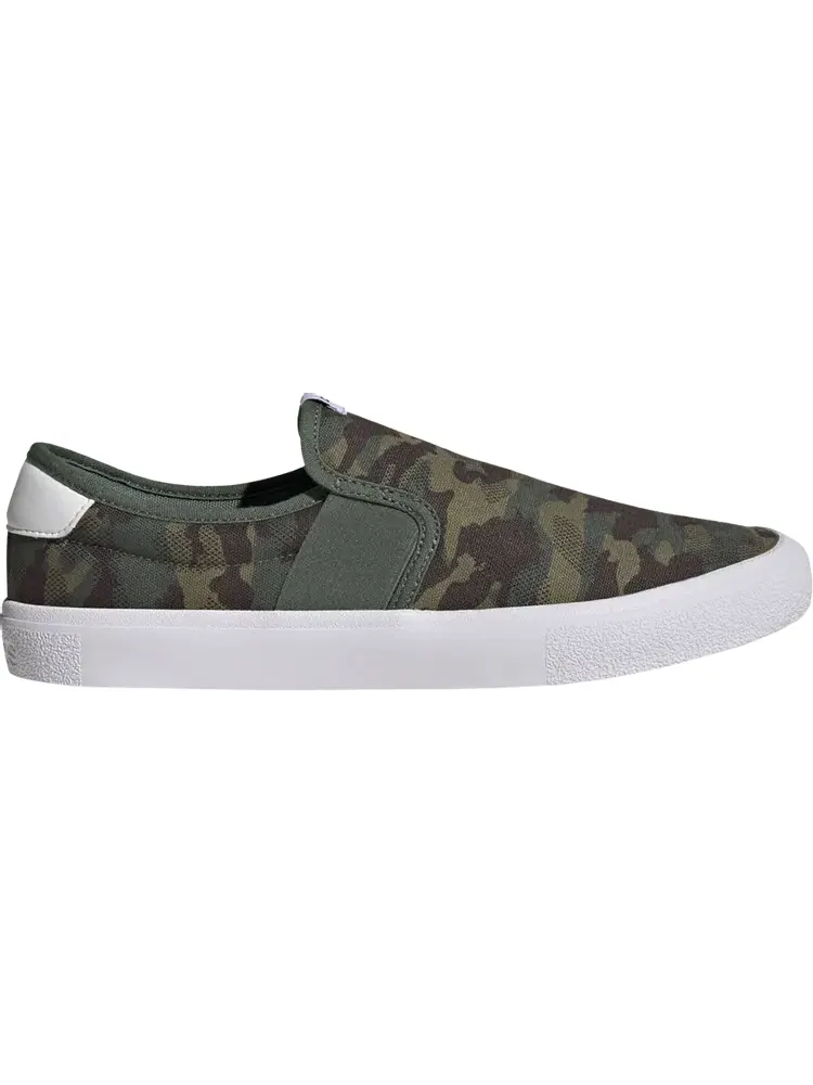 Кроссовки Adidas Vulc Raid3r Slip-On 'Camo' — изображение 1 из 1, зеленый