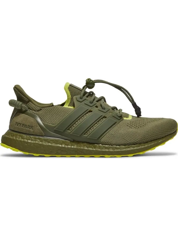 Кроссовки Adidas Ivy Park x Peloton x UltraBoost OG 'Focus Olive' — изображение 1 из 8, зеленый