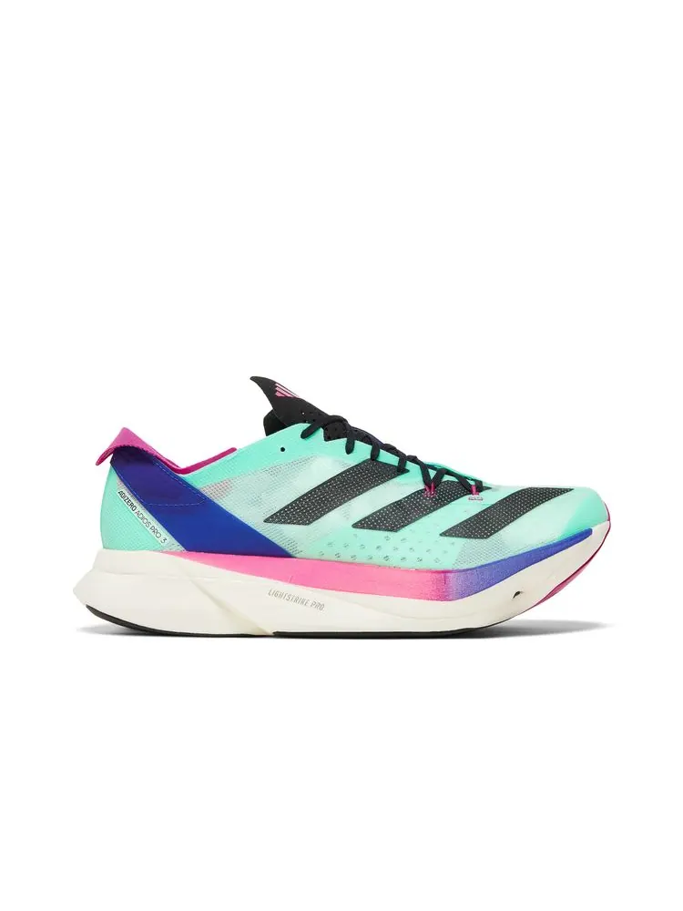 Кроссовки Adizero Adios Pro 3 'Pulse Mint Lucid Blue' — изображение 1 из 8, синий
