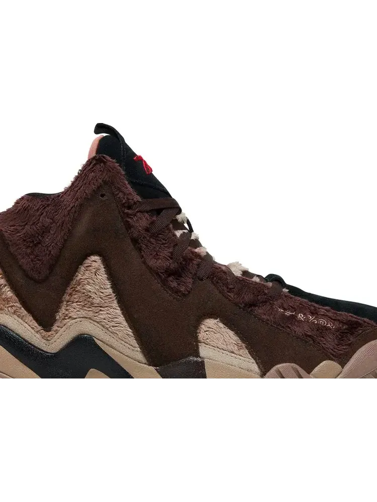 Кроссовки looney tunes x hurrikaze 2 mid 'tasmanian devil' Reebok — изображение 2 из 8, коричневый