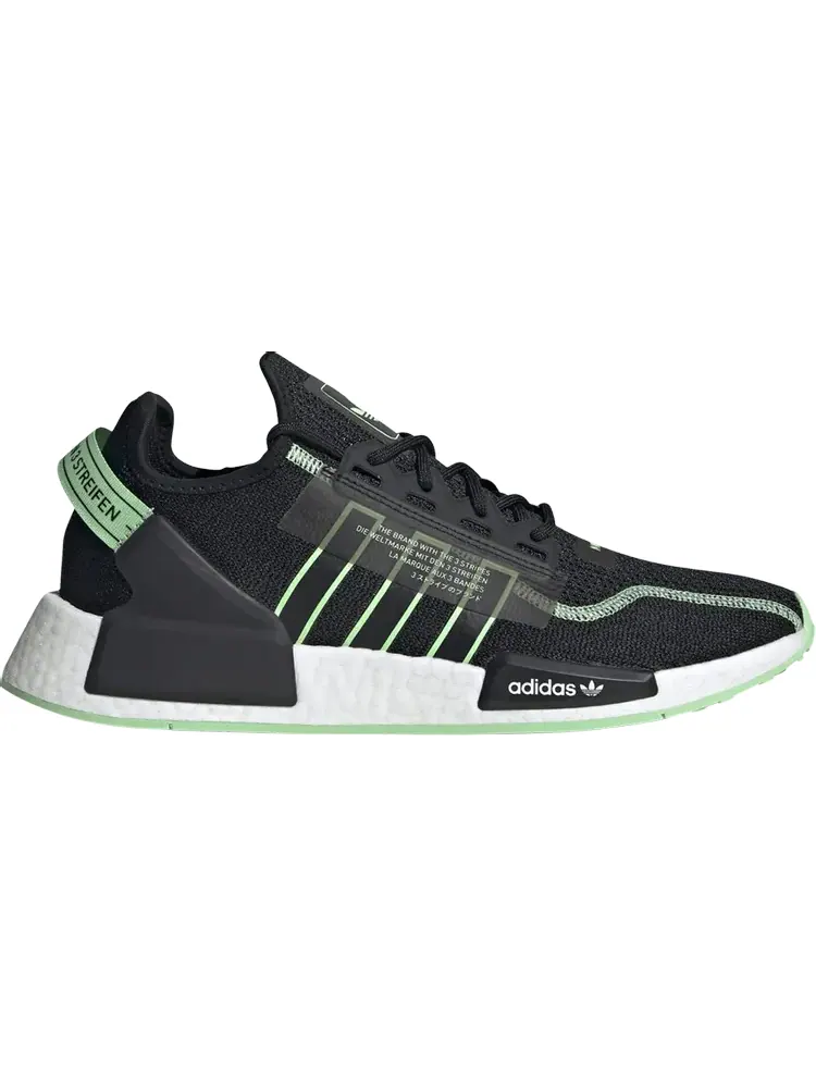 Кроссовки Adidas NMD_R1 V2 'Black Glory Mint' — изображение 1 из 1, черный