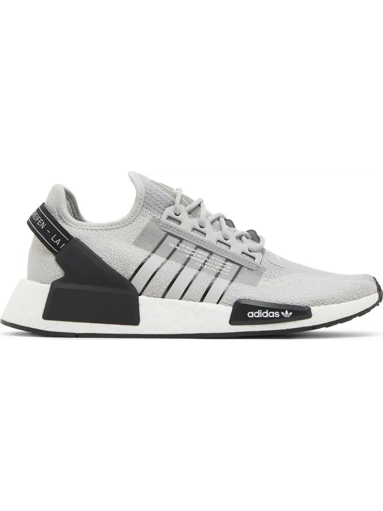 Кроссовки Adidas NMD_R1 V2 'Grey Black' — изображение 1 из 8, серый