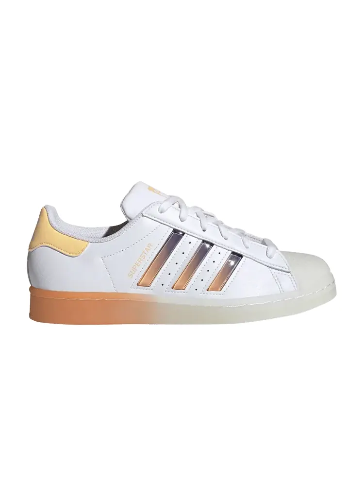 Кроссовки adidas Wmns Superstar 'White Acid Orange' — изображение 1 из 1, белый//оранжевый