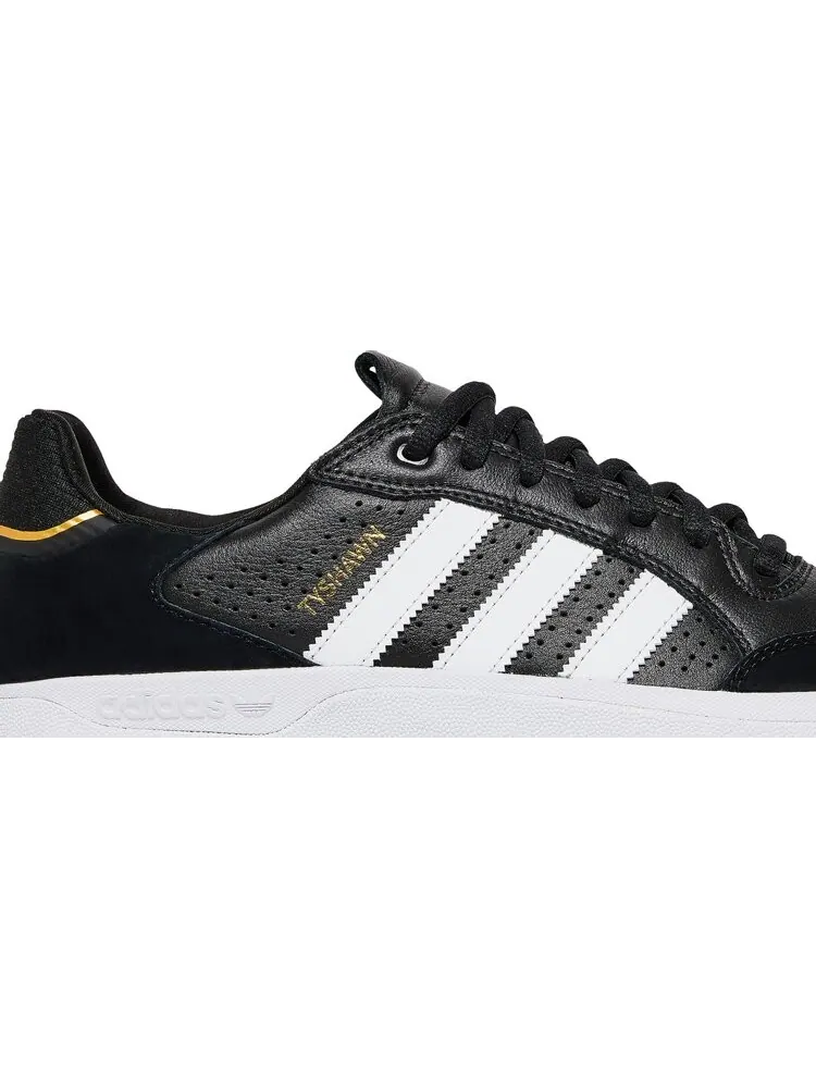 Кроссовки Adidas Tyshawn Low 'Black White' — изображение 2 из 8, черный