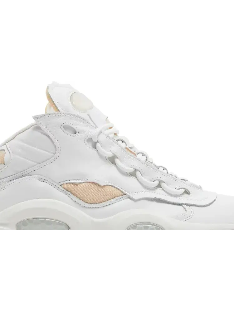 Кроссовки maison margiela x question mid 'memory of - white' Reebok — изображение 2 из 8, белый